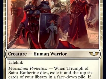 Triumph of Saint Katherine (Surge Foil) [Warhammer 40,000] on Sale