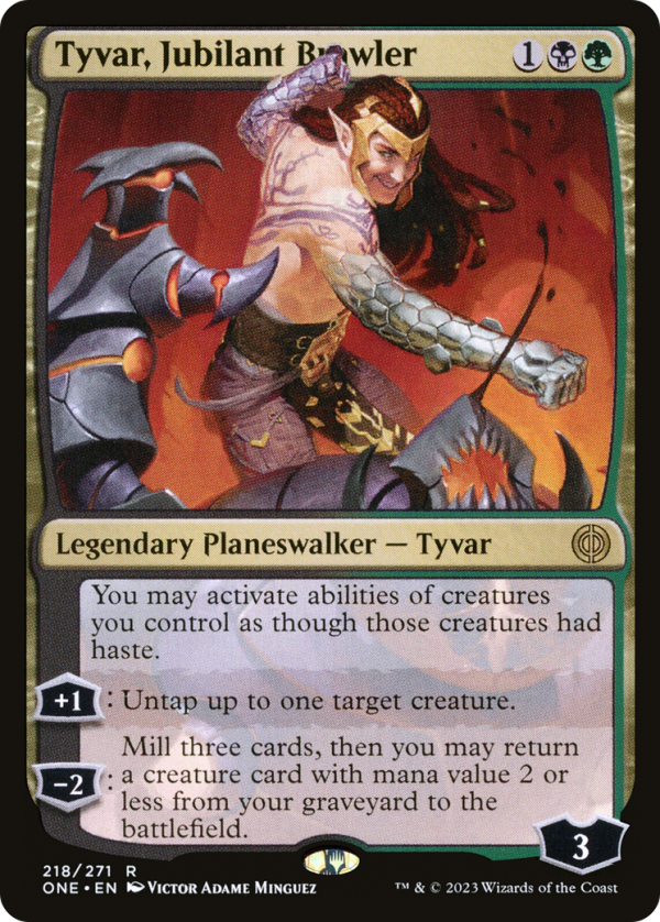 Tyvar, Jubilant Brawler [Phyrexia: All Will Be One] Sale