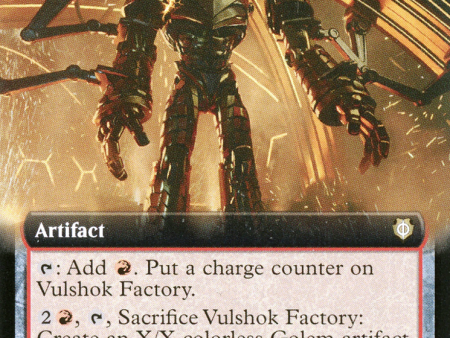 Vulshok Factory (Extended Art) [Phyrexia: All Will Be One Commander] For Sale