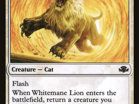 Whitemane Lion [Dominaria Remastered] Online Sale