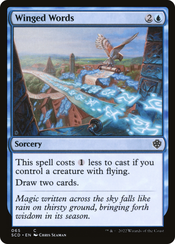 Winged Words [Starter Commander Decks] Supply