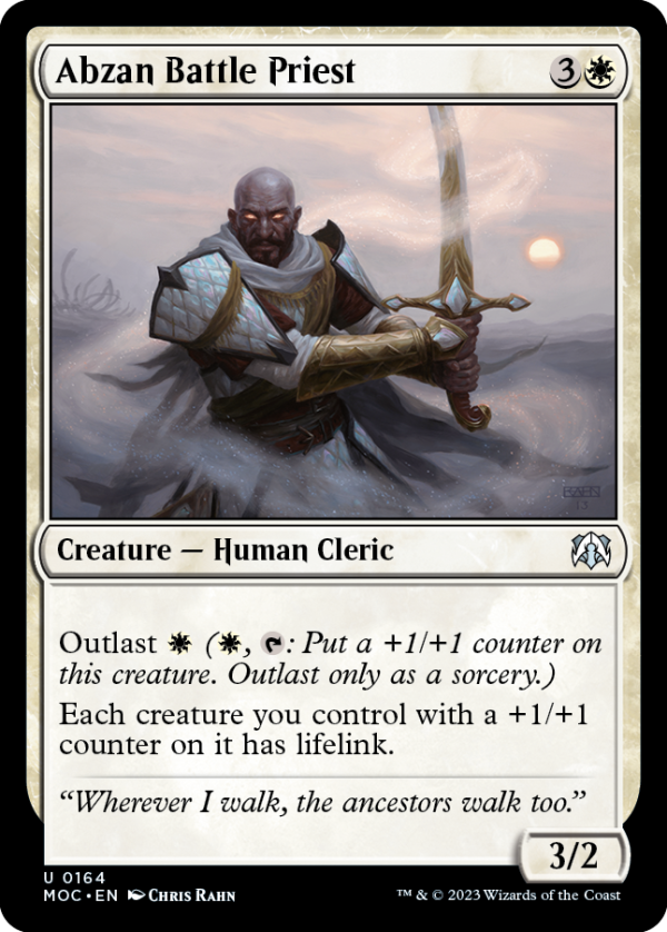 Abzan Battle Priest [March of the Machine Commander] Cheap