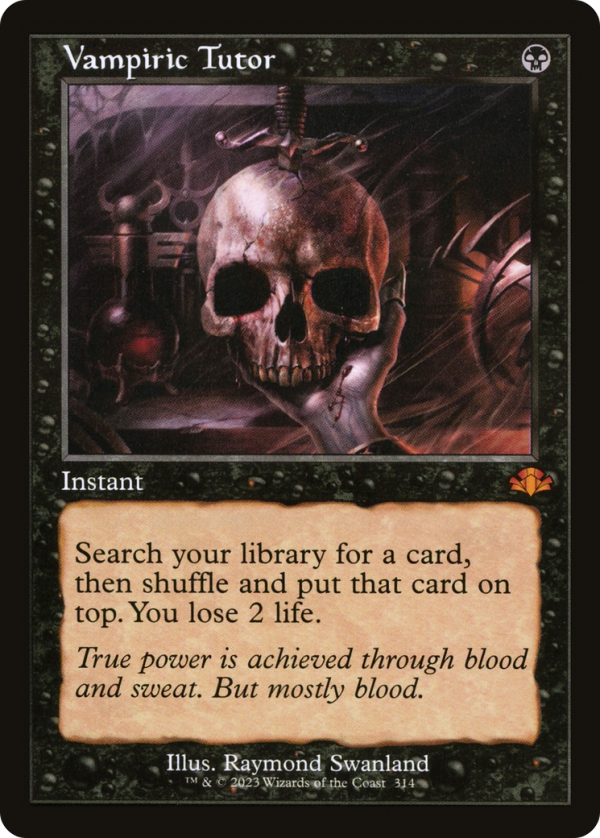 Vampiric Tutor (Retro) [Dominaria Remastered] Cheap