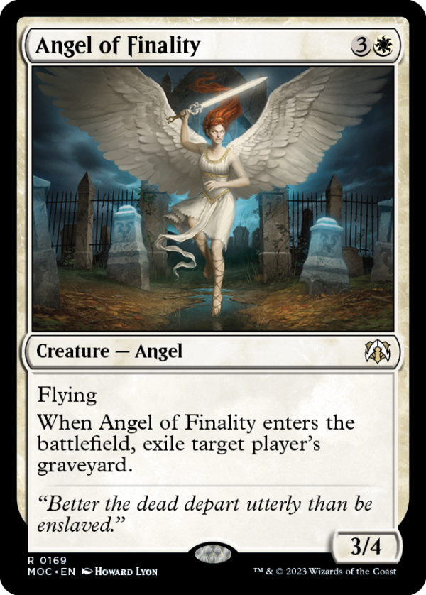 Angel of Finality [March of the Machine Commander] For Sale