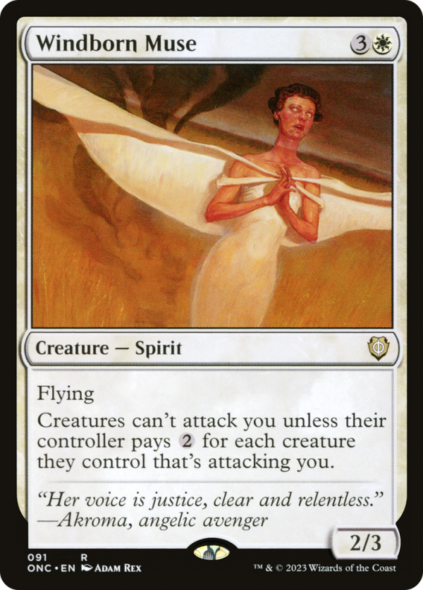 Windborn Muse [Phyrexia: All Will Be One Commander] Supply