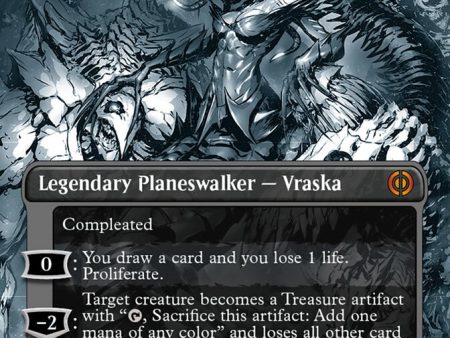 Vraska, Betrayal s Sting (Borderless Manga) [Phyrexia: All Will Be One] For Discount