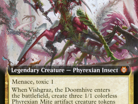 Vishgraz, the Doomhive (Extended Art) [Phyrexia: All Will Be One Commander] For Cheap