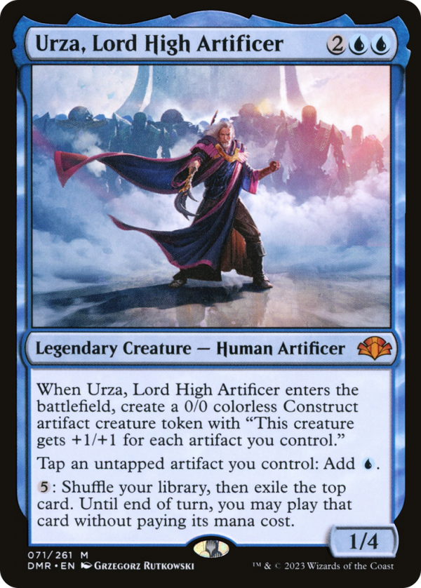 Urza, Lord High Artificer [Dominaria Remastered] Online now