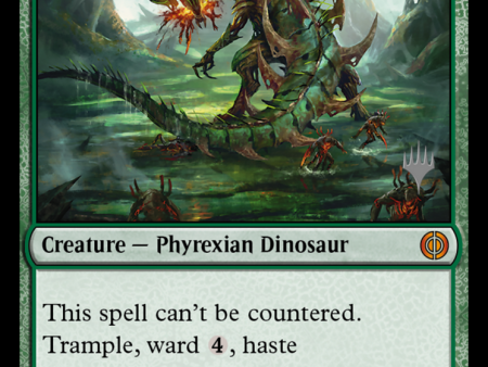 Tyrranax Rex (Promo Pack) [Phyrexia: All Will Be One Promos] For Cheap