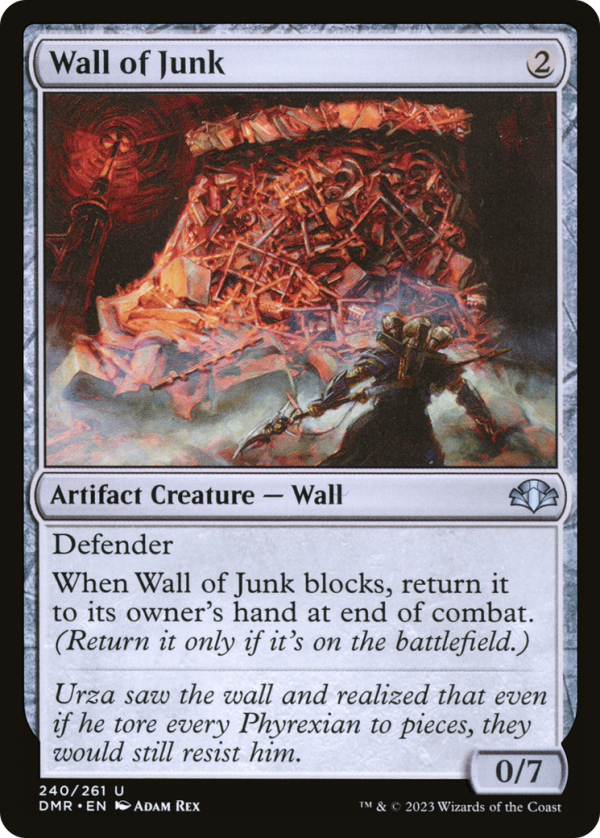 Wall of Junk [Dominaria Remastered] For Discount