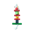 BIRD TOY WOOD & ROPE For Sale