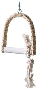 BIRD TOY SISAL SWING on Sale